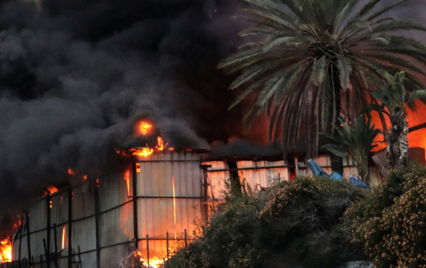 <p>Fire ignited at the impact site following an Iranian missile strike, amid the U.S.-Israeli conflict with Iran, in central Israel March 13, 2026. REUTERS/Gideon Markowicz ISRAEL OUT. NO COMMERCIAL OR EDITORIAL SALES IN ISRAEL</p>
