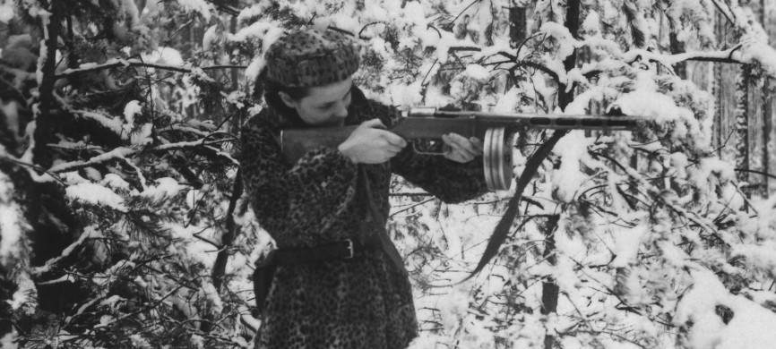 <p>HANDOUT IMAGE: Faye Schulman, a partisan fighter during World War II, in a forest near the city of Pinsk in late winter 1943. Ms. Schulman died April 24, 2021, in Toronto. She was 101. (Jewish Partisan Educational Foundation/A Partisan’s Memoir: Woman of the Holocaust/Second Story Press) MANDATORY CREDIT</p>